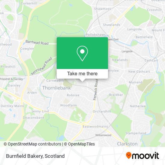 Burnfield Bakery map