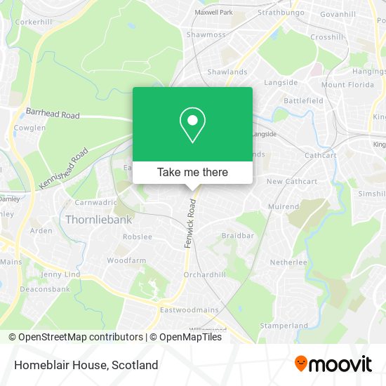 Homeblair House map