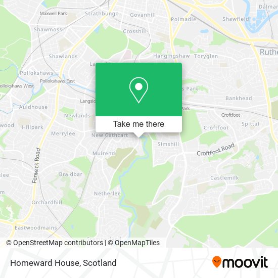 Homeward House map
