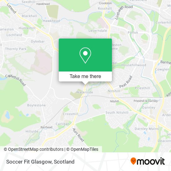 Soccer Fit Glasgow map