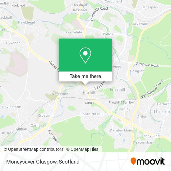Moneysaver Glasgow map