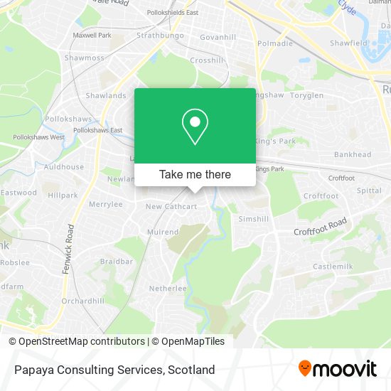 Papaya Consulting Services map