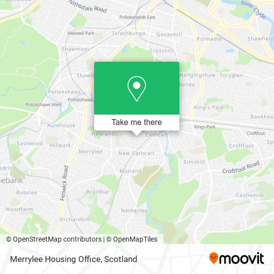 Merrylee Housing Office map