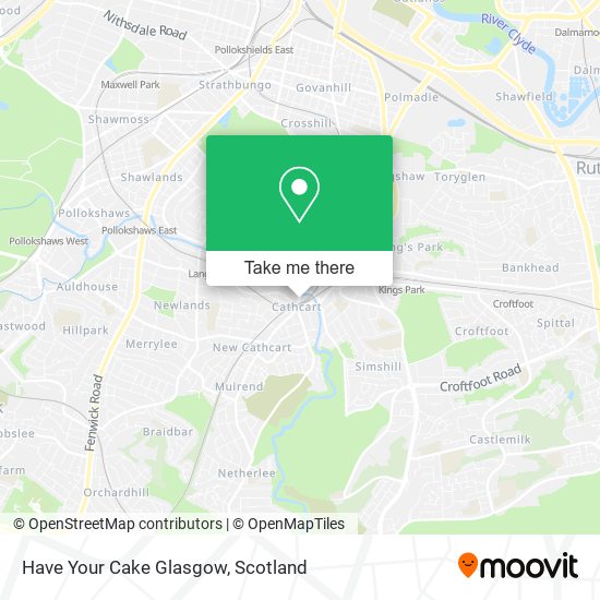 Have Your Cake Glasgow map