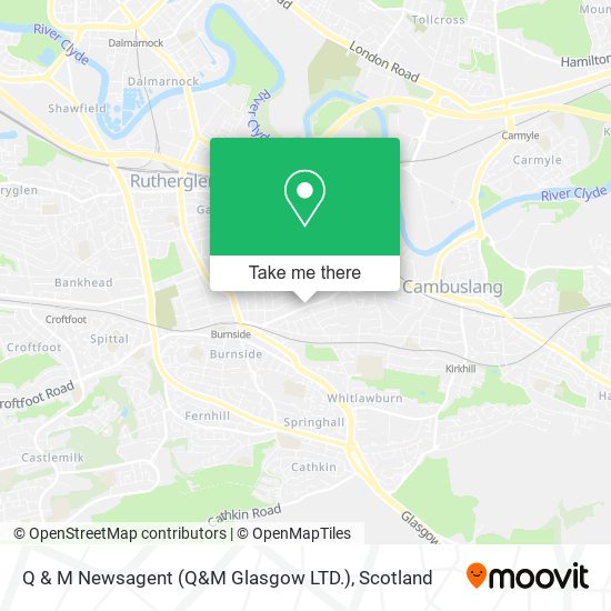 Q & M Newsagent (Q&M Glasgow LTD.) map