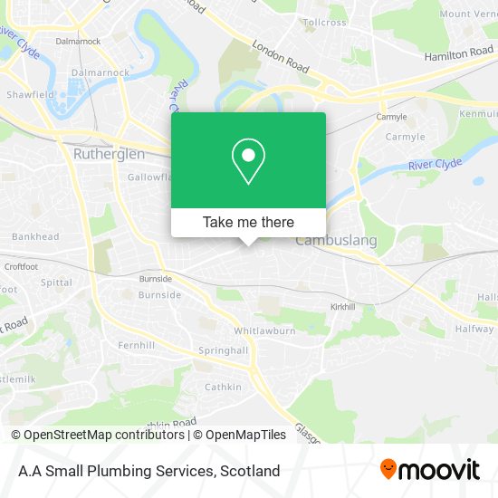 A.A Small Plumbing Services map