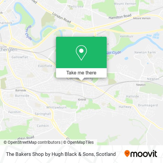 The Bakers Shop by Hugh Black & Sons map