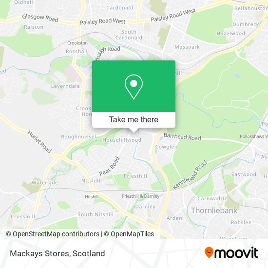 Mackays Stores map
