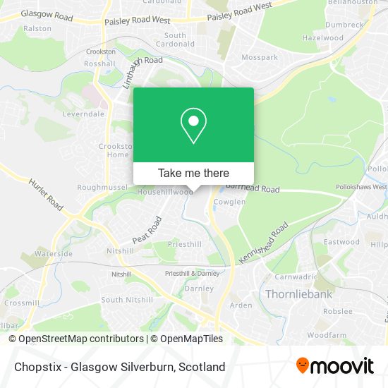 Chopstix - Glasgow Silverburn map