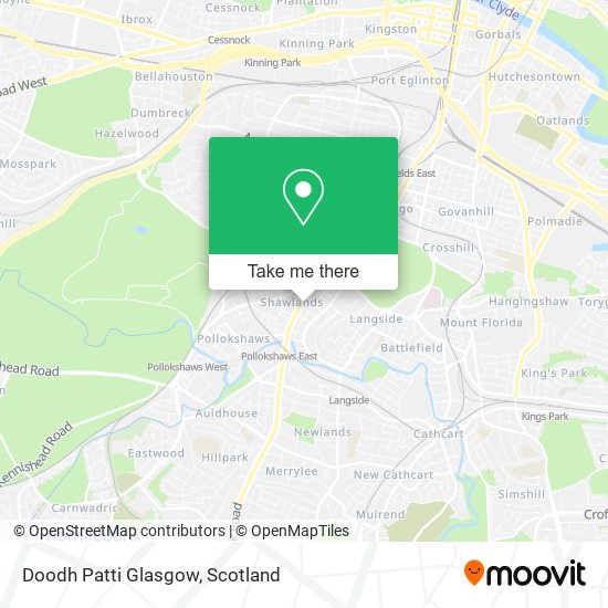 Doodh Patti Glasgow map