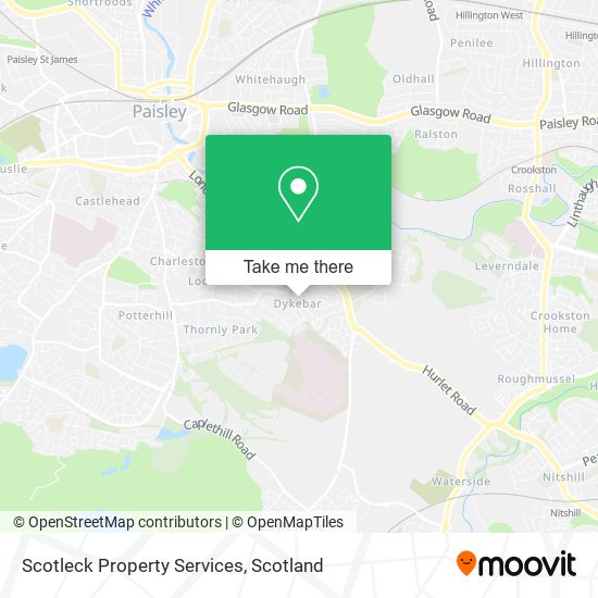 Scotleck Property Services map