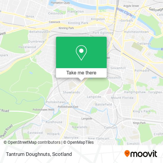 Tantrum Doughnuts map