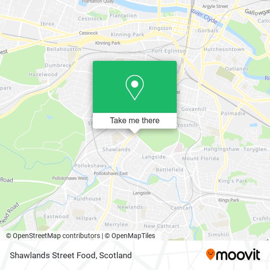 Shawlands Street Food map