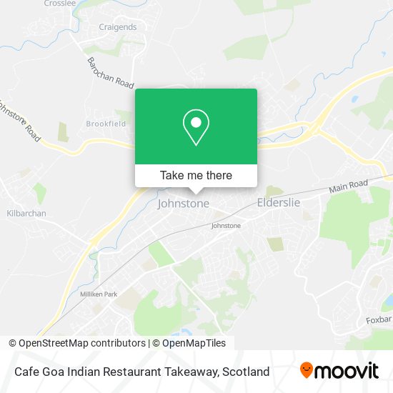 Cafe Goa Indian Restaurant Takeaway map