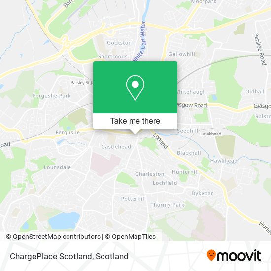 ChargePlace Scotland map