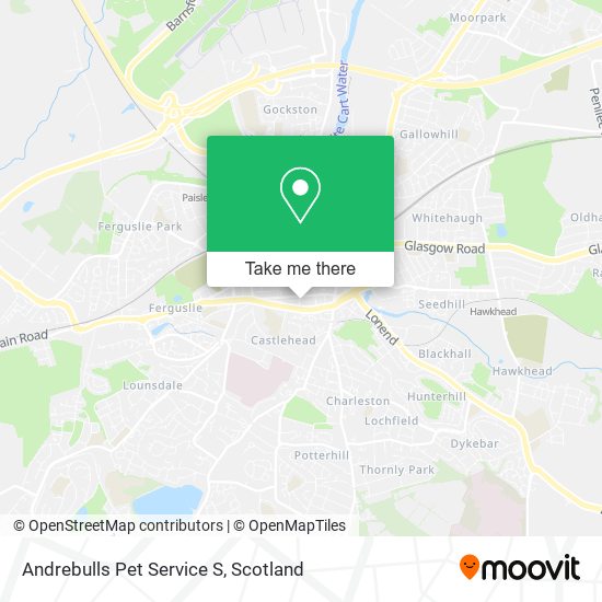 Andrebulls Pet Service S map