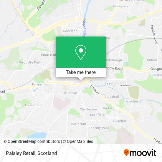 Paisley Retail map