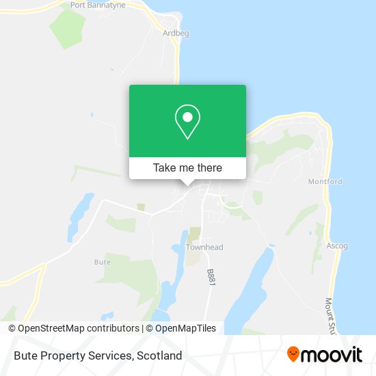 Bute Property Services map