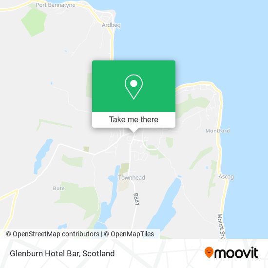 Glenburn Hotel Bar map