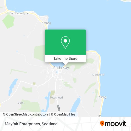 Mayfair Enterprises map