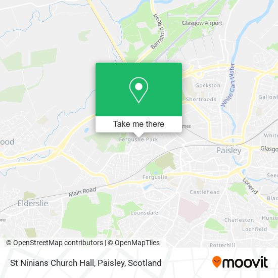 St Ninians Church Hall, Paisley map