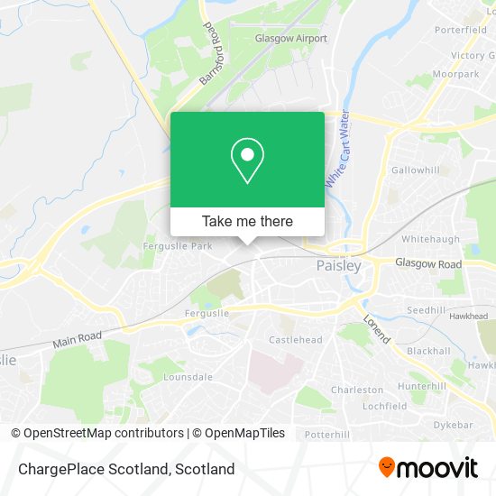 ChargePlace Scotland map