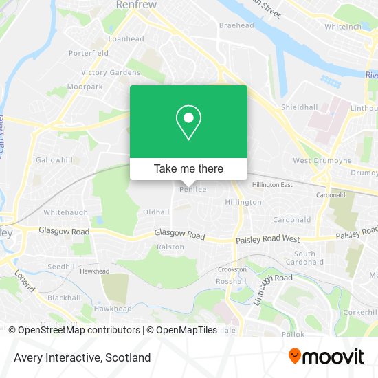 Avery Interactive map