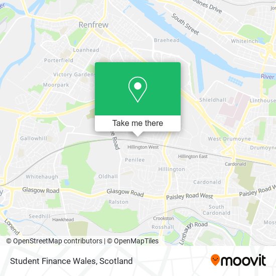 Student Finance Wales map