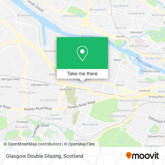 Glasgow Double Glazing map