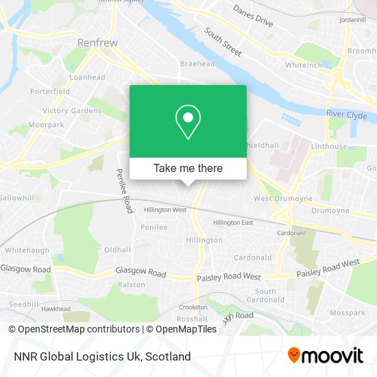 NNR Global Logistics Uk map