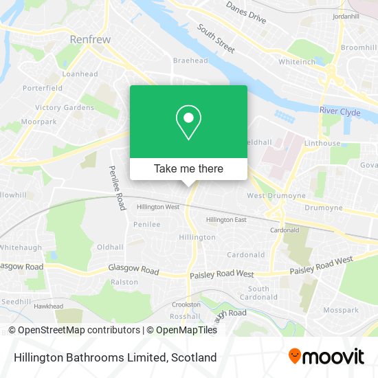 Hillington Bathrooms Limited map