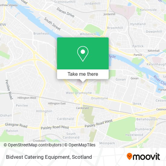 Bidvest Catering Equipment map