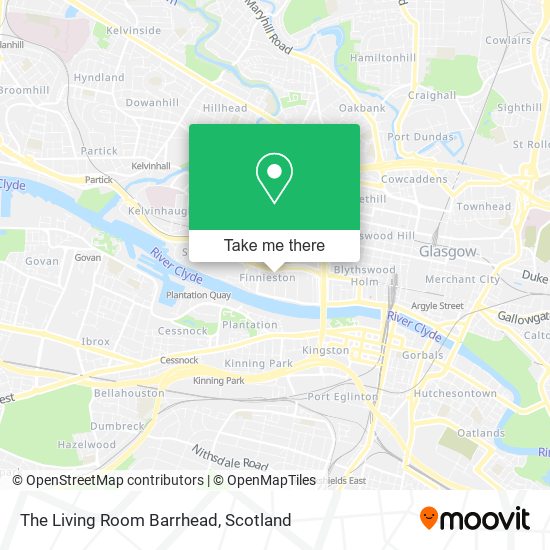 The Living Room Barrhead map