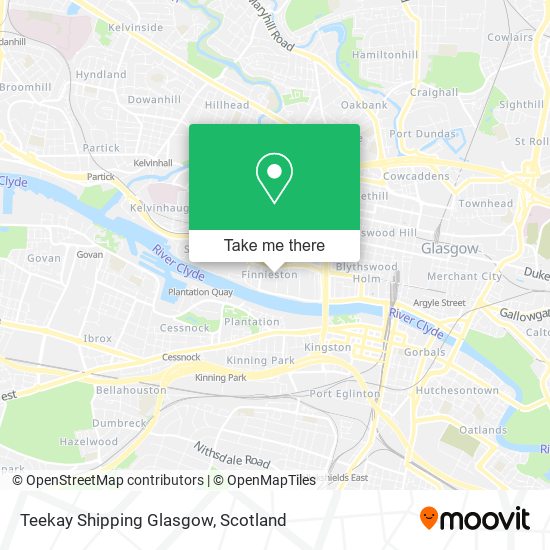 Teekay Shipping Glasgow map