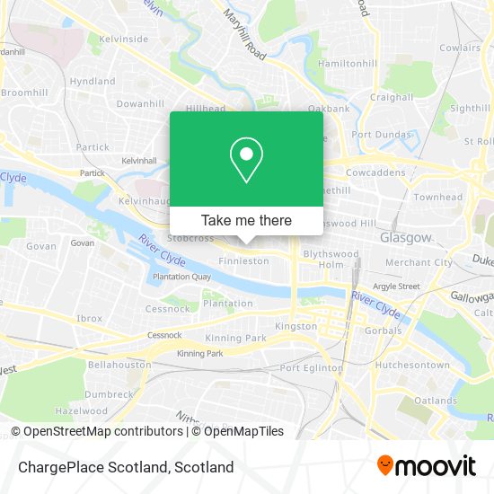 ChargePlace Scotland map