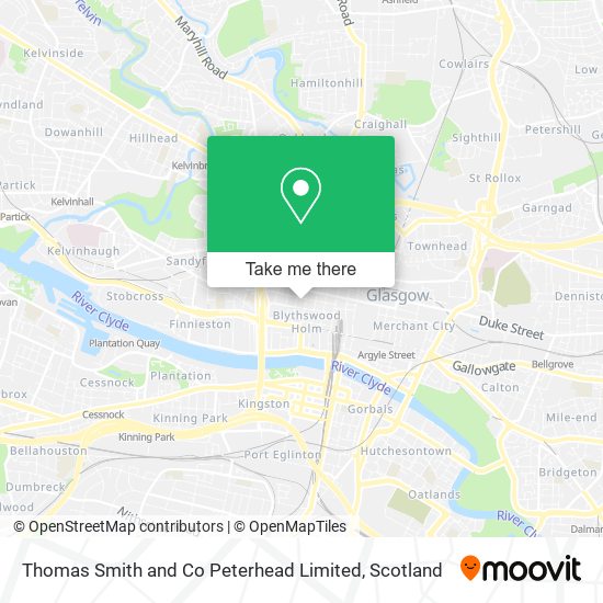 Thomas Smith and Co Peterhead Limited map