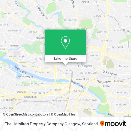 The Hamilton Property Company Glasgow map