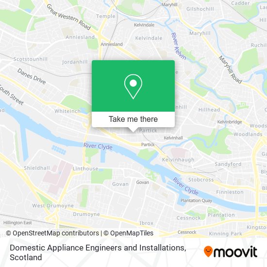 Domestic Appliance Engineers and Installations map