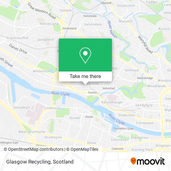 Glasgow Recycling map
