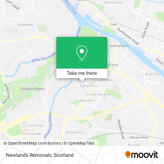 Newlands Removals map