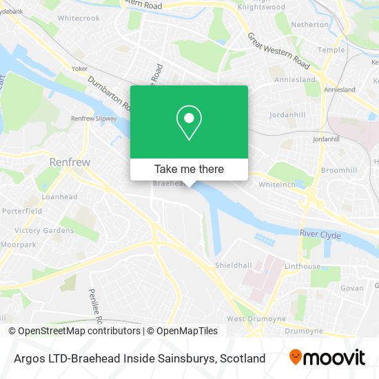 Argos LTD-Braehead Inside Sainsburys map