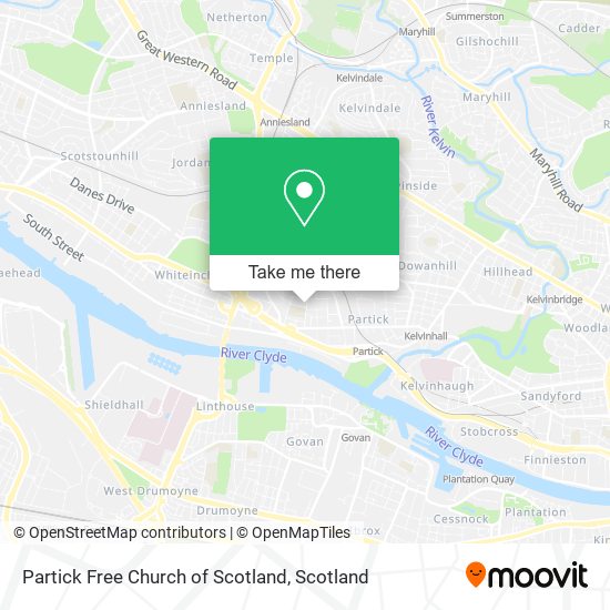 Partick Free Church of Scotland map