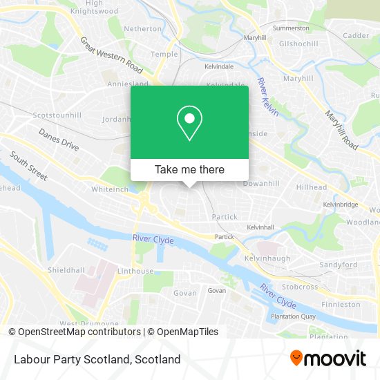 Labour Party Scotland map