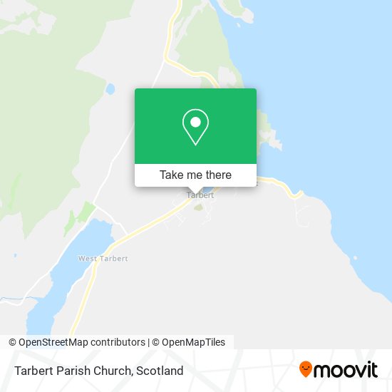 Tarbert Parish Church map