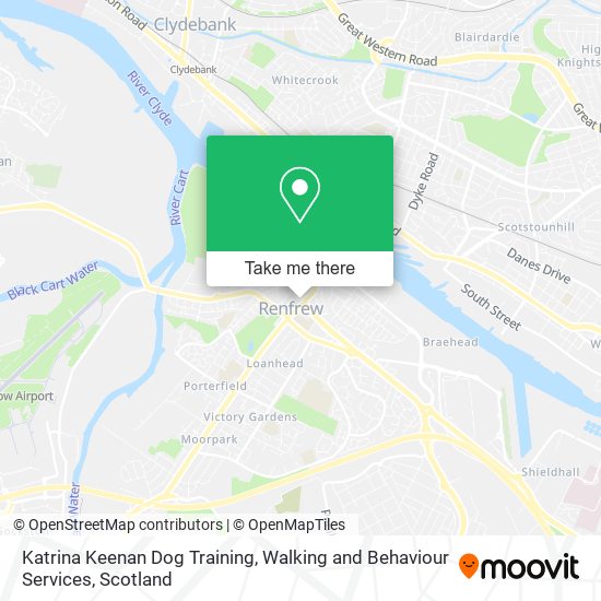 Katrina Keenan Dog Training, Walking and Behaviour Services map