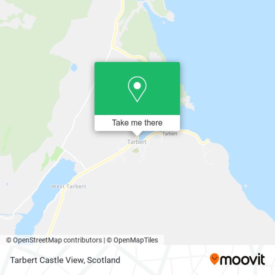 Tarbert Castle View map