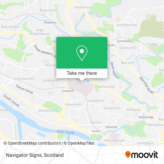 Navigator Signs map