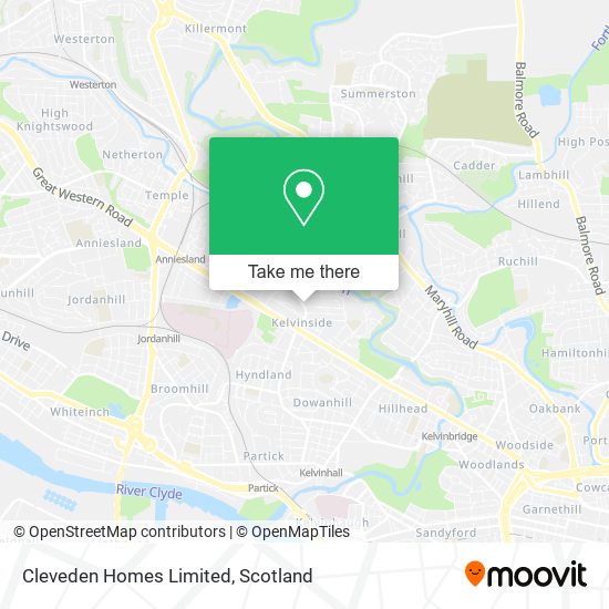 Cleveden Homes Limited map