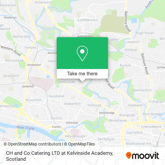 CH and Co Catering LTD at Kelvinside Academy map