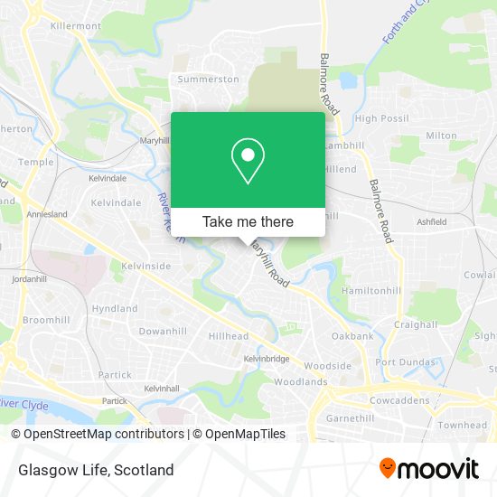 Glasgow Life map